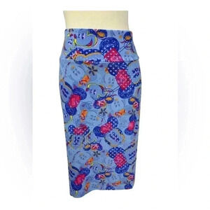 LulaRoe Disney Mickey Minnie Mouse Cassie Pencil Stretch Skirt 2X NWT